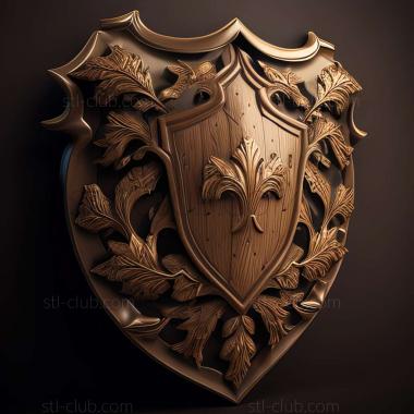 3D model shield (STL)